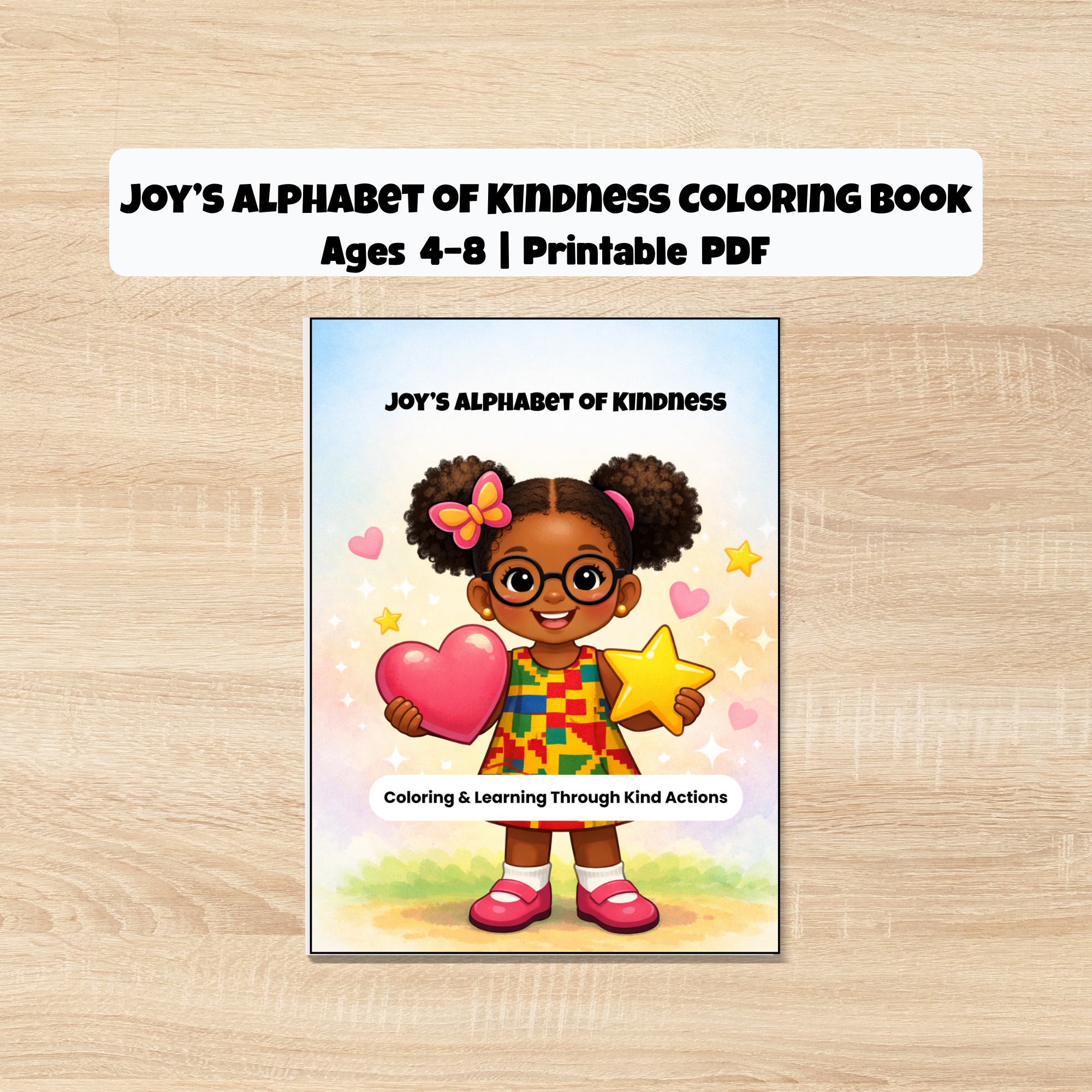 Joy’s Alphabet of Kindness Coloring Book – SEL Coloring Book for Kids (Ages 4–8)