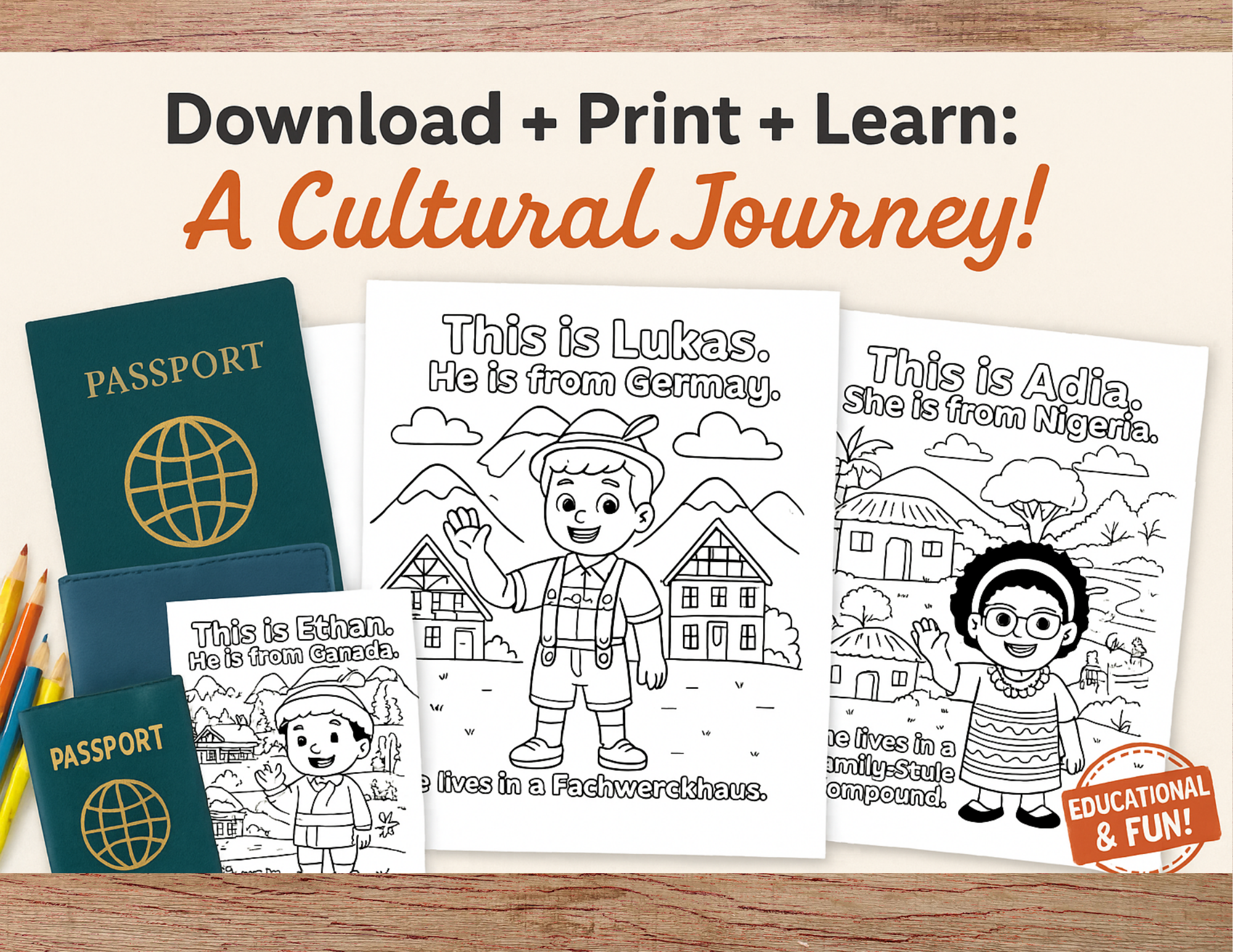 Children Around the World: Homes and Landscapes--Digital Product