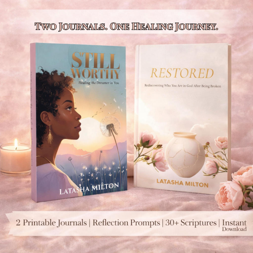 Faith-Based Devotional Journal Bundle for Women Seeking Christian Healing & Identity