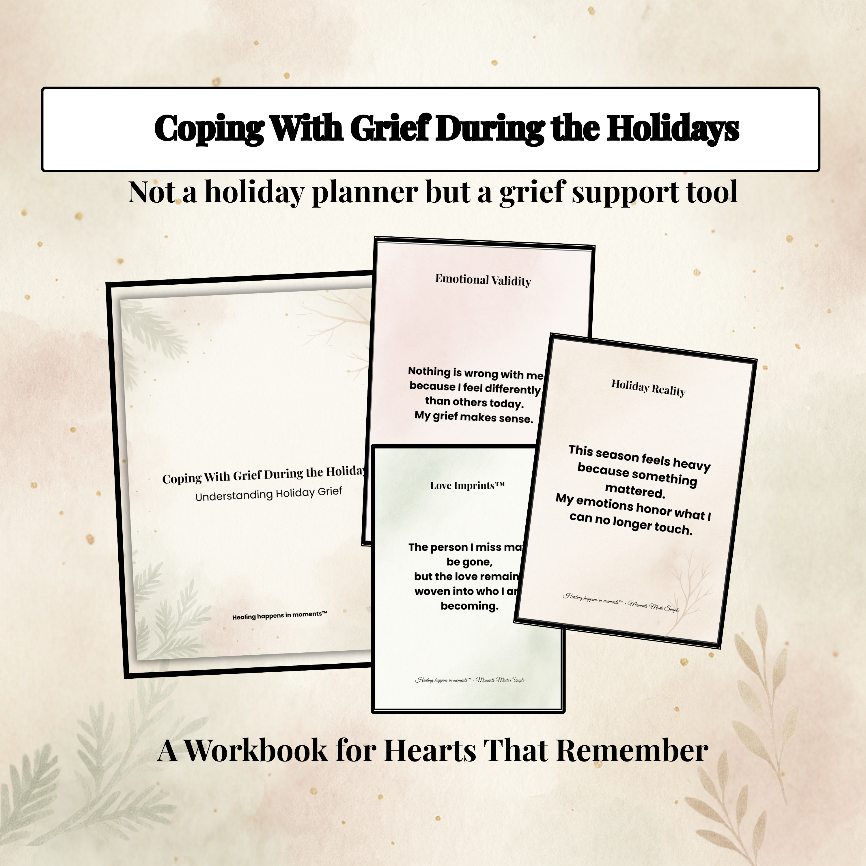 Coping With Grief During The Holidays Workbook