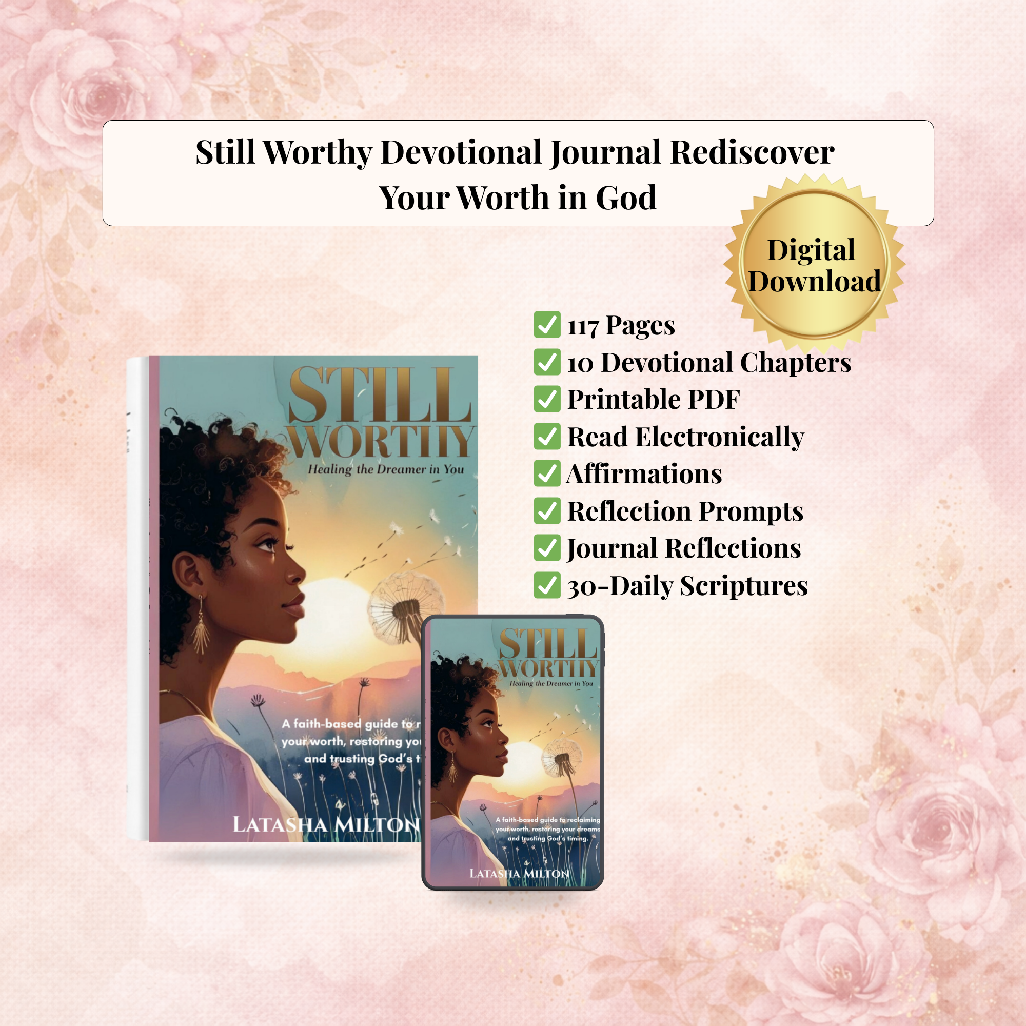 Still Worthy Devotional Journal – 10-Chapter Christian eBook for Emotional Healing & Identity Restoration