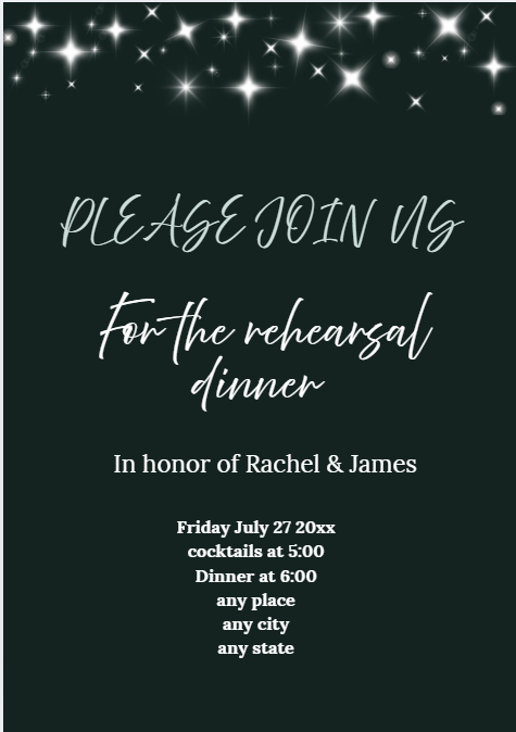 minimalist elegant customizable Wedding Invitation Suite