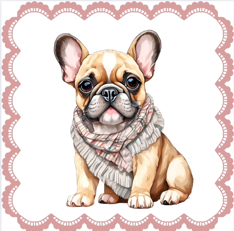 Autumn Puppy clip art PNGs