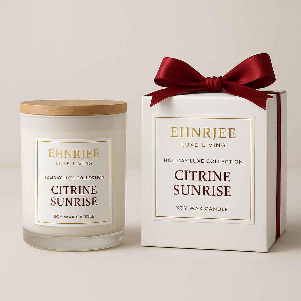 EHNRJEE-Citrine Sunrise Luxury Candle