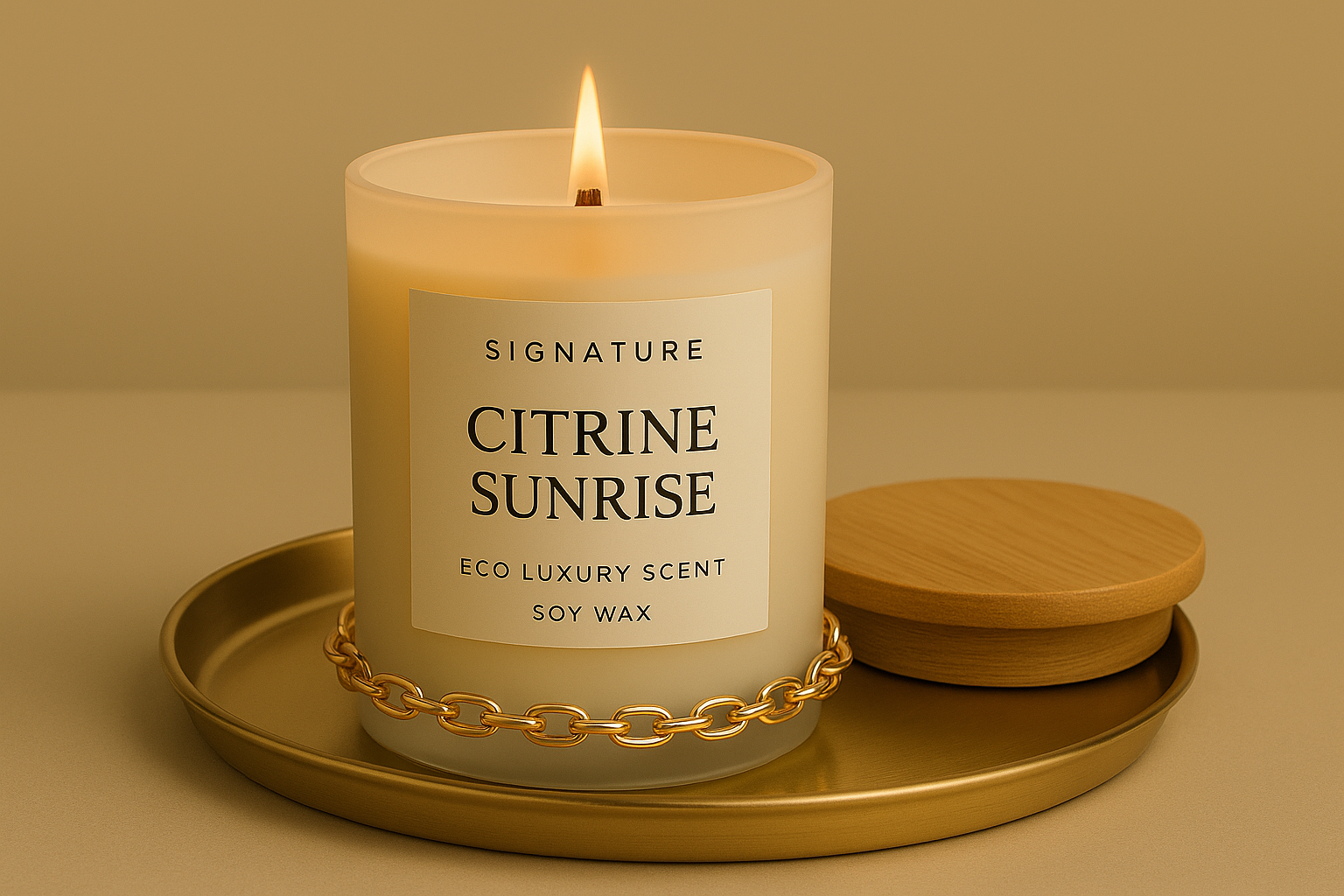 EHNRJEE-Citrine Sunrise Luxury Candle
