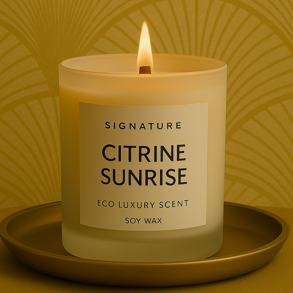 EHNRJEE-Citrine Sunrise Luxury Candle