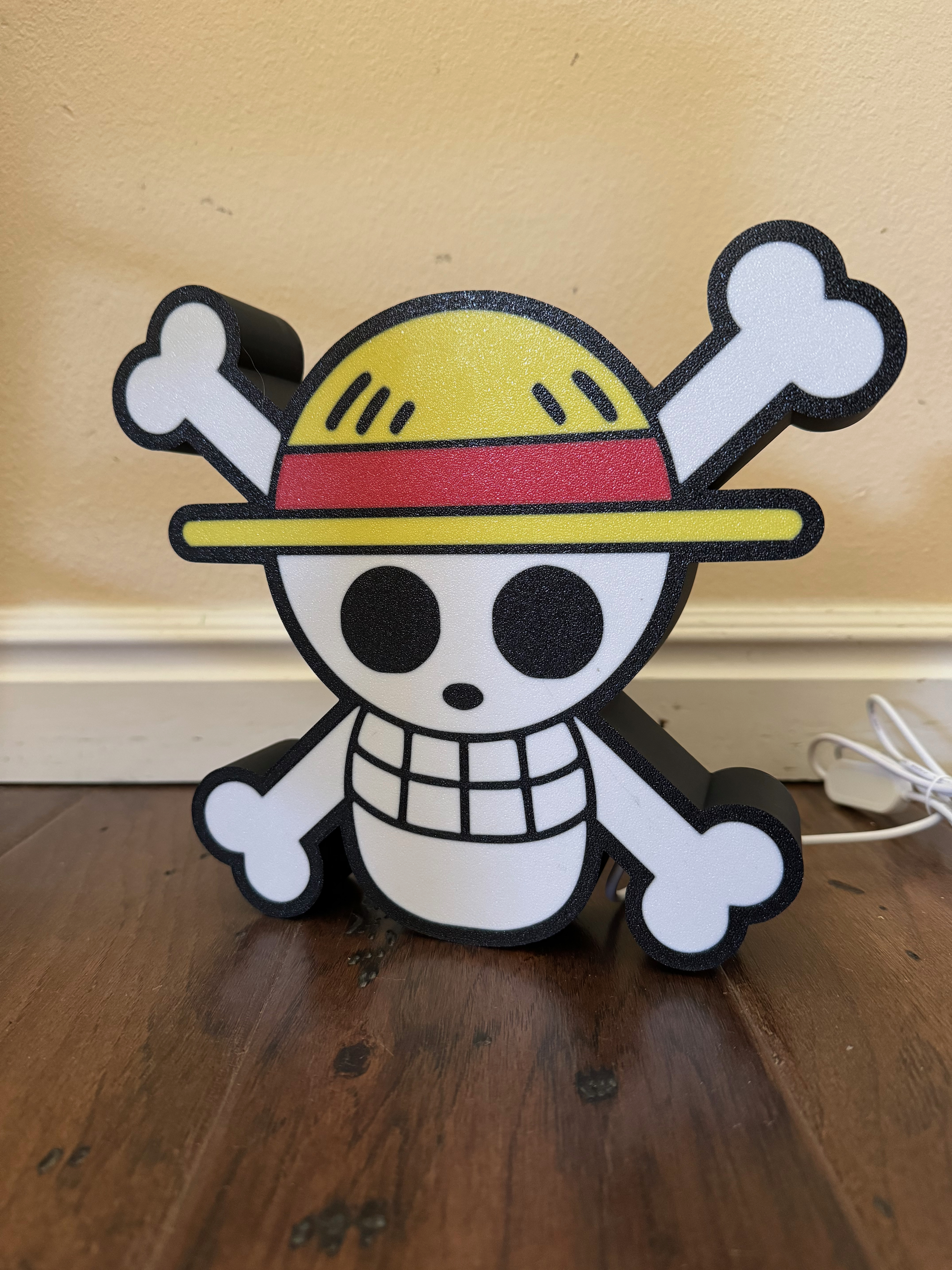One Piece Skull LED light box
