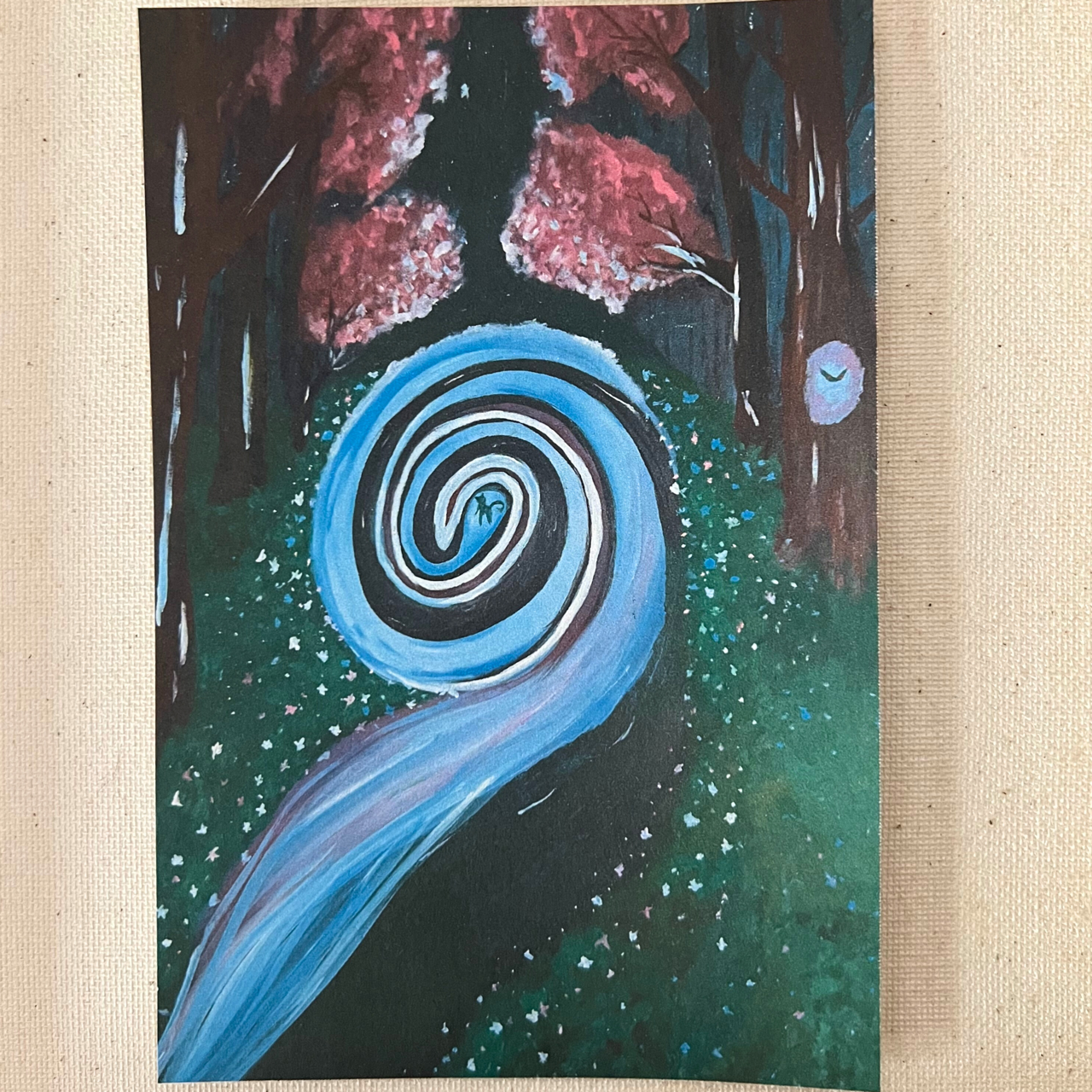The Cat's Portal - 4 x 6 Art Print