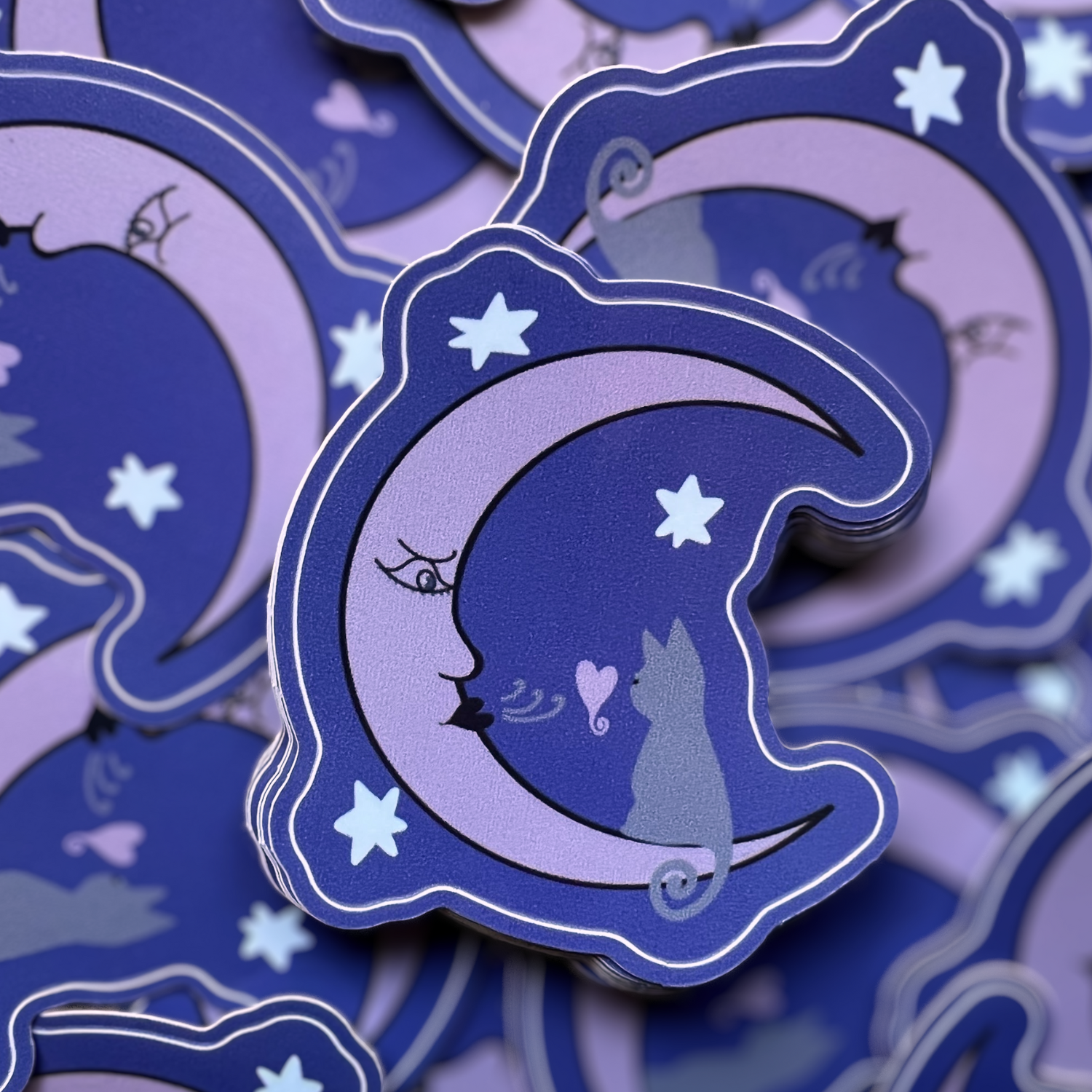 Moon Cat Sticker - a tiny token from The Cat