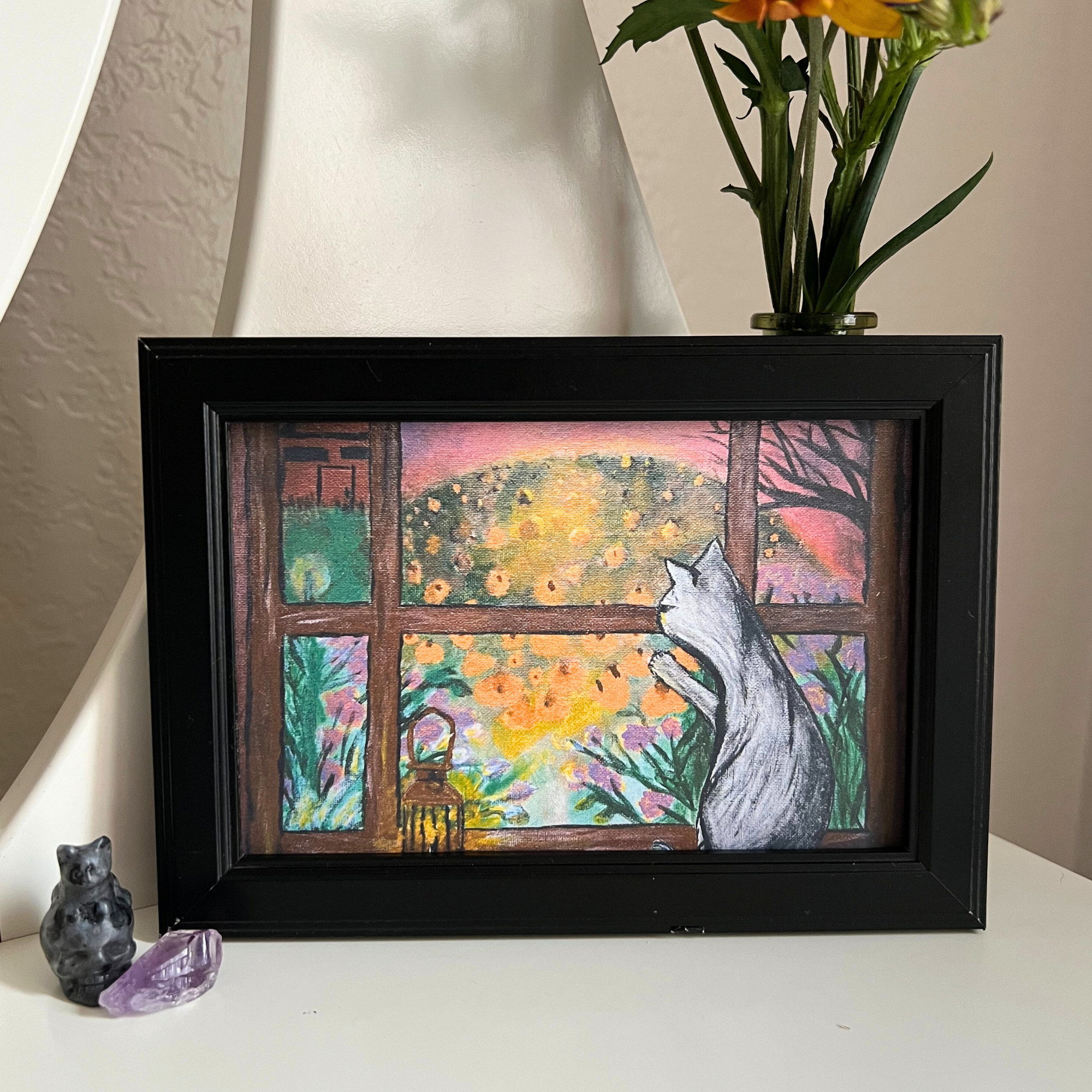 Quiet Wonder Expects the Night - 4 x 6 Art Print