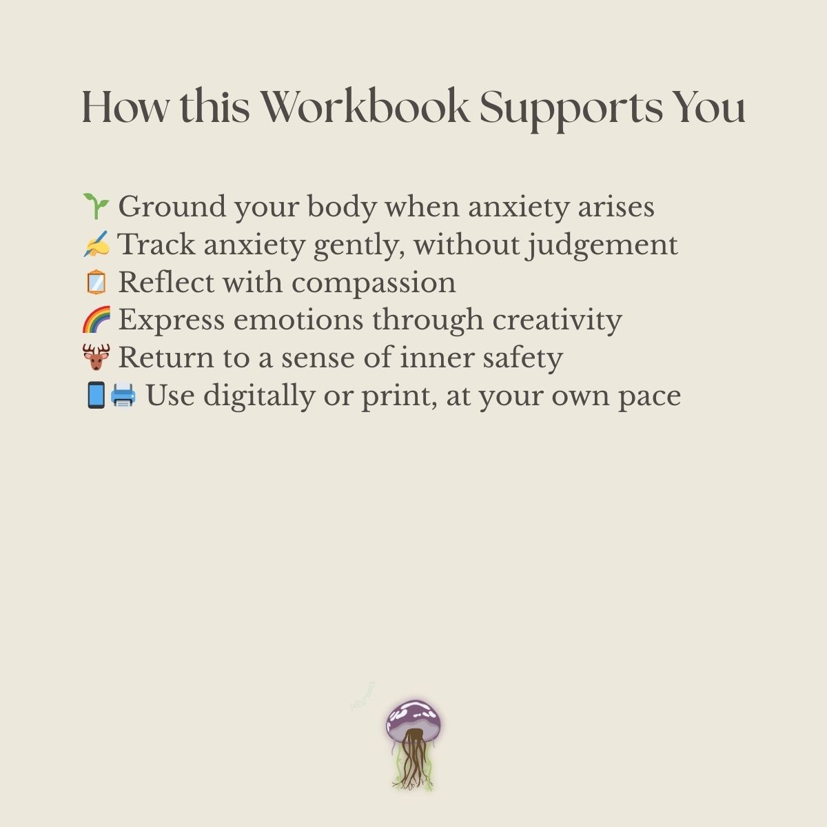 Navigating Anxiety: A Gentle Workbook for Building Calm and Self Trust