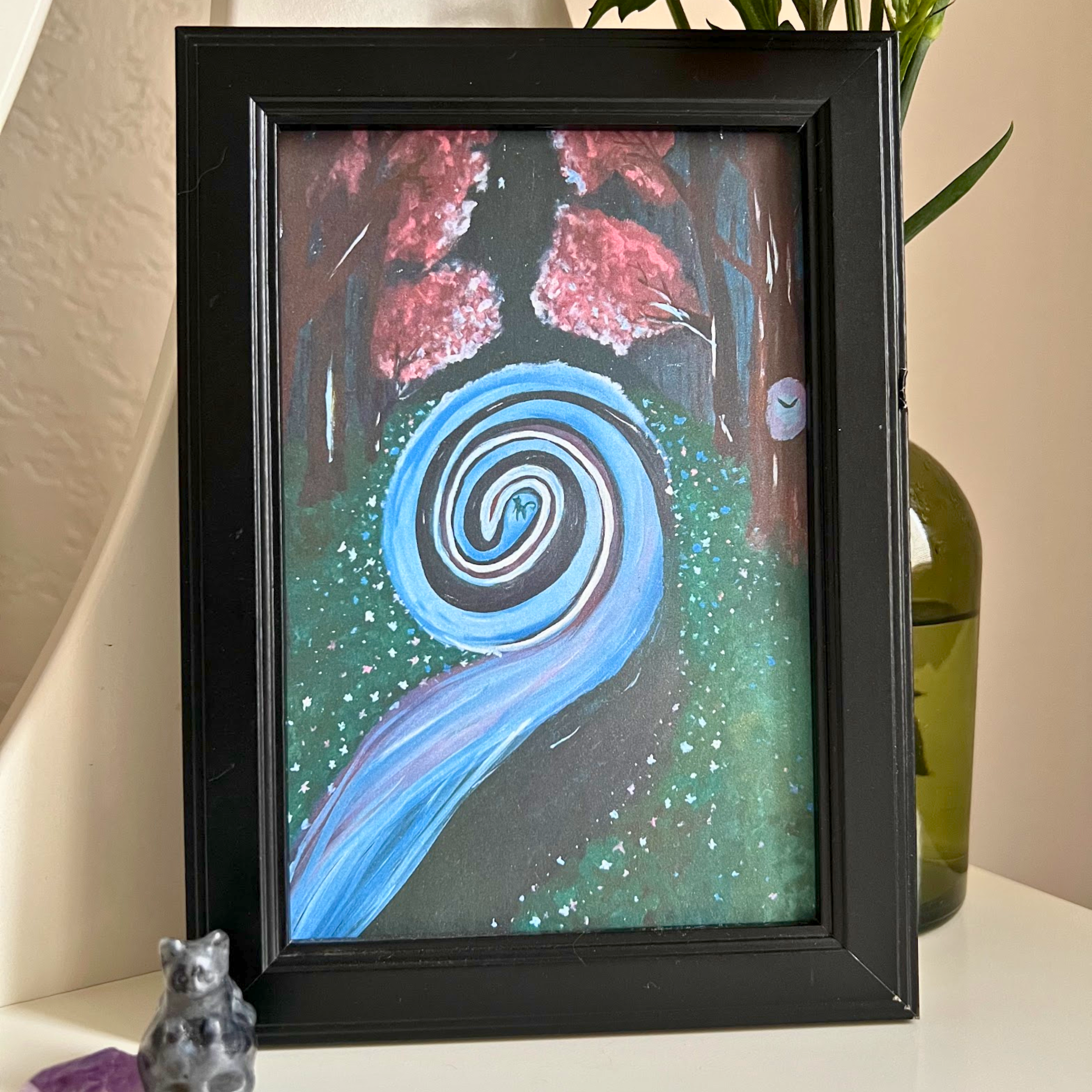 The Cat's Portal - 4 x 6 Art Print