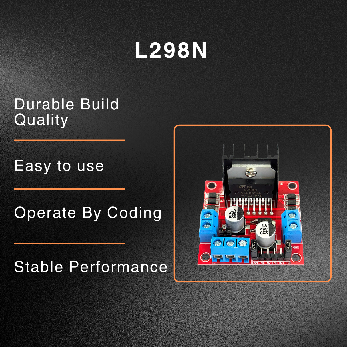 L298N Motor Driver Module