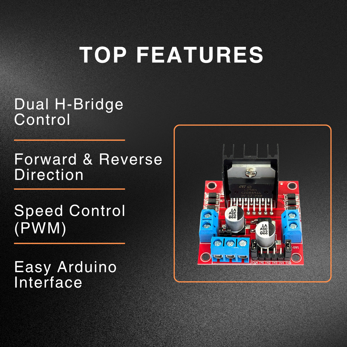 L298N Motor Driver Module