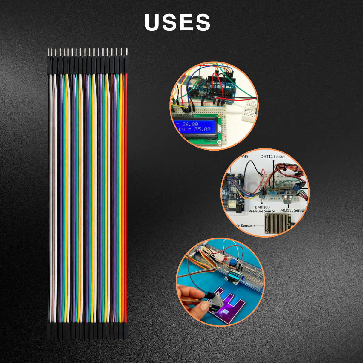 Male-to-Male Jumper Wire Set