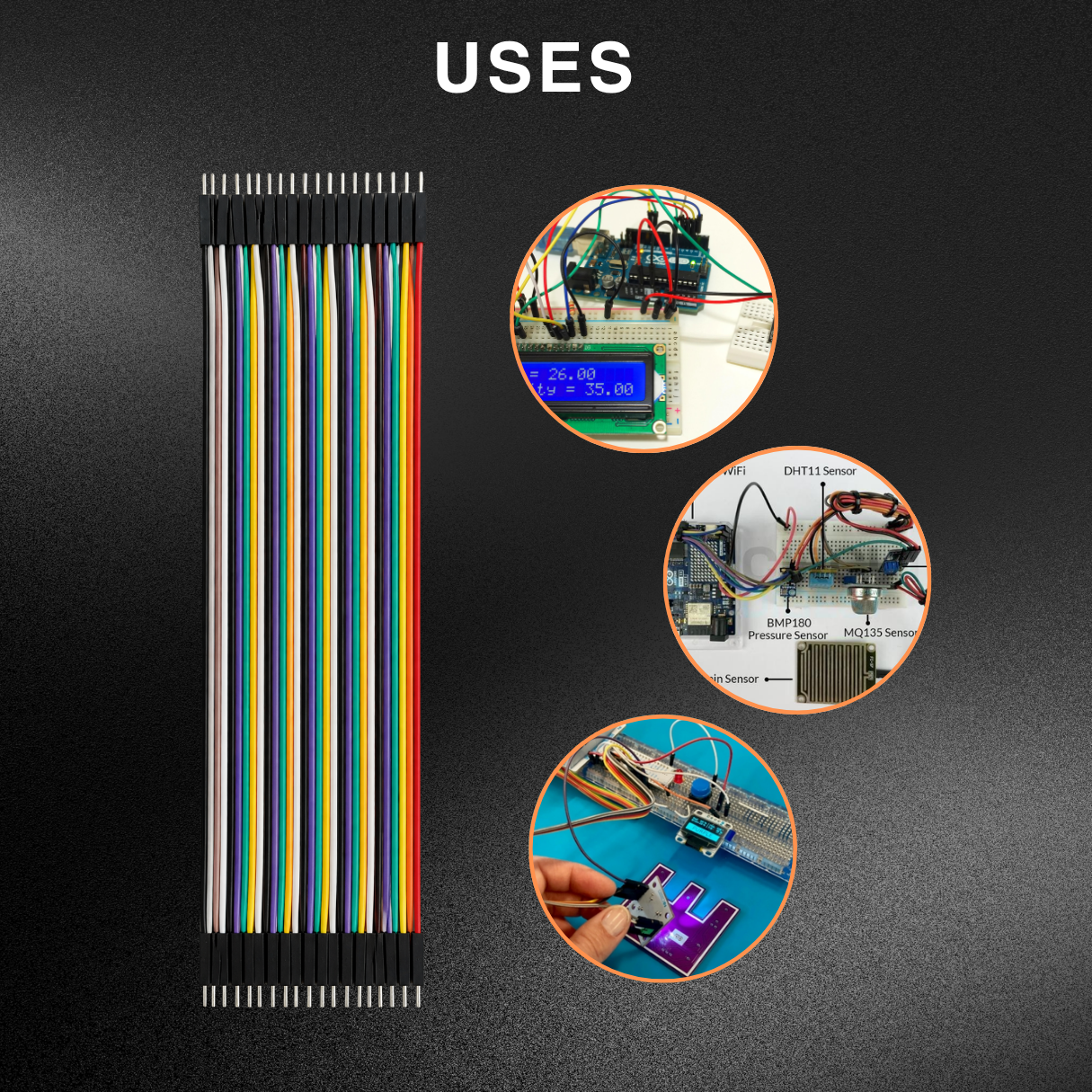 Male-to-Male Jumper Wires Set