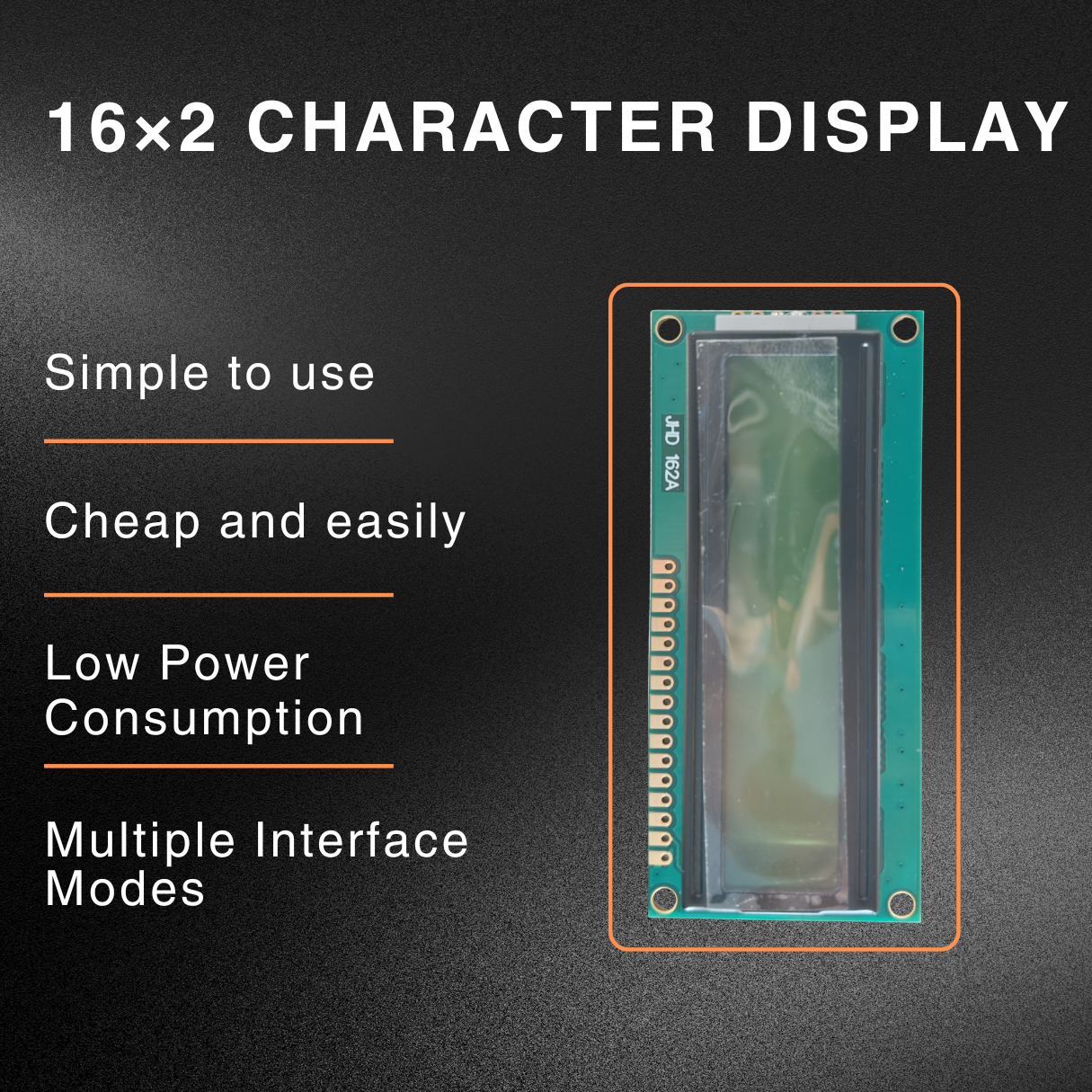 16x2 LCD Display Module