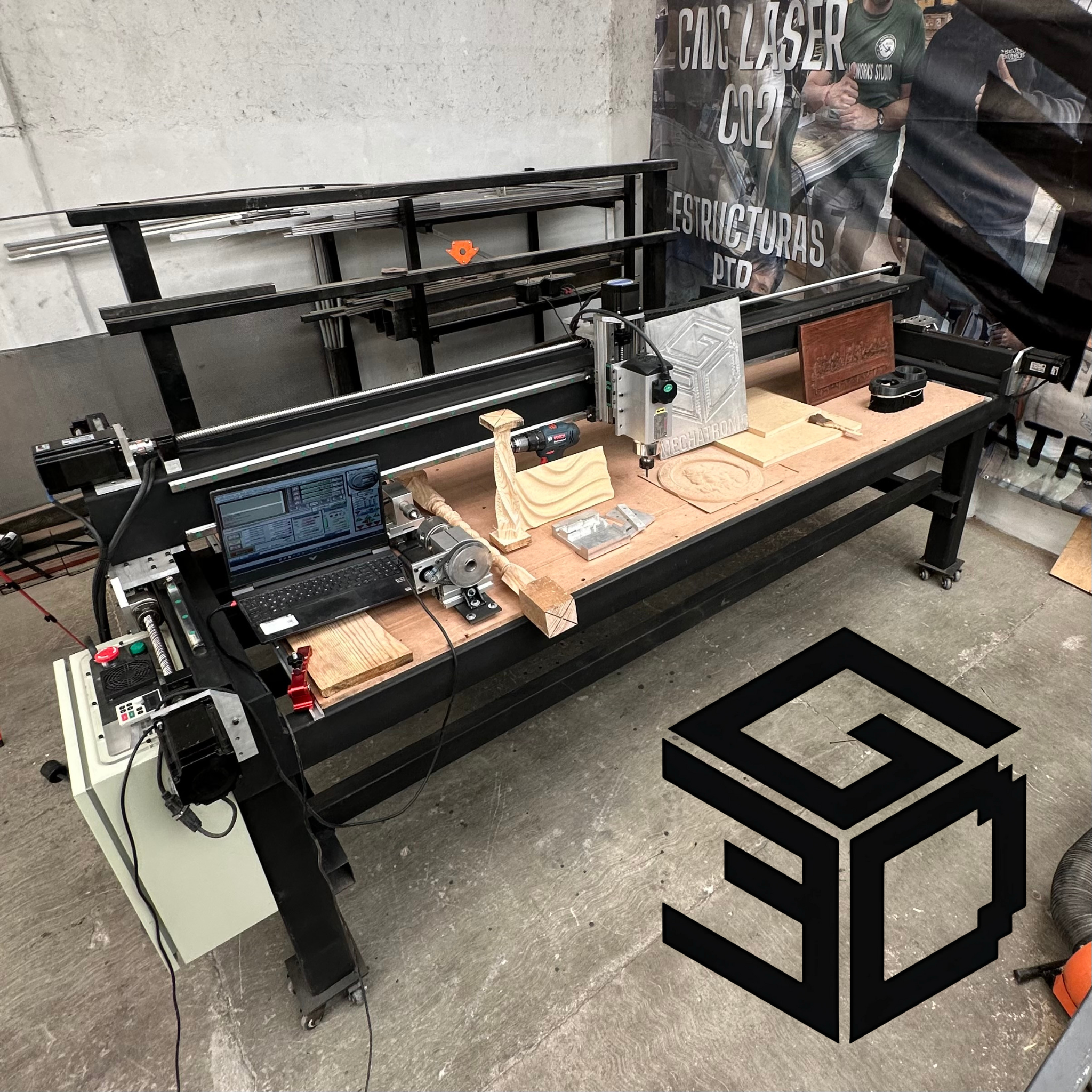 CNC ROUTER HOJA COMPLETA G3D