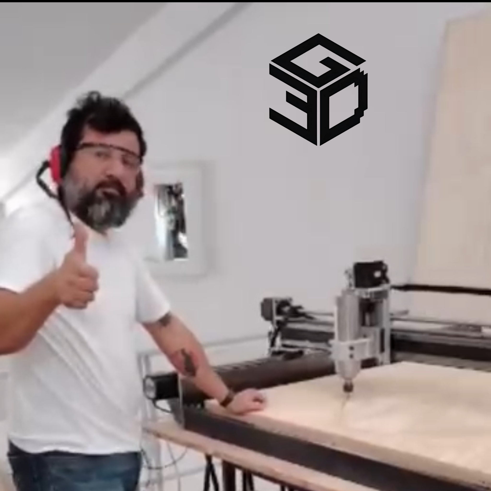 CNC ROUTER MEDIA HOJA ESTANDAR G3D