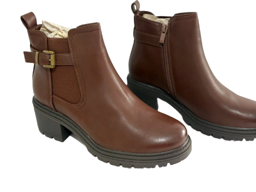 Bota de cuero con suela antideslizante