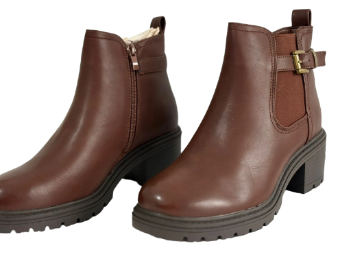 Bota de cuero con suela antideslizante