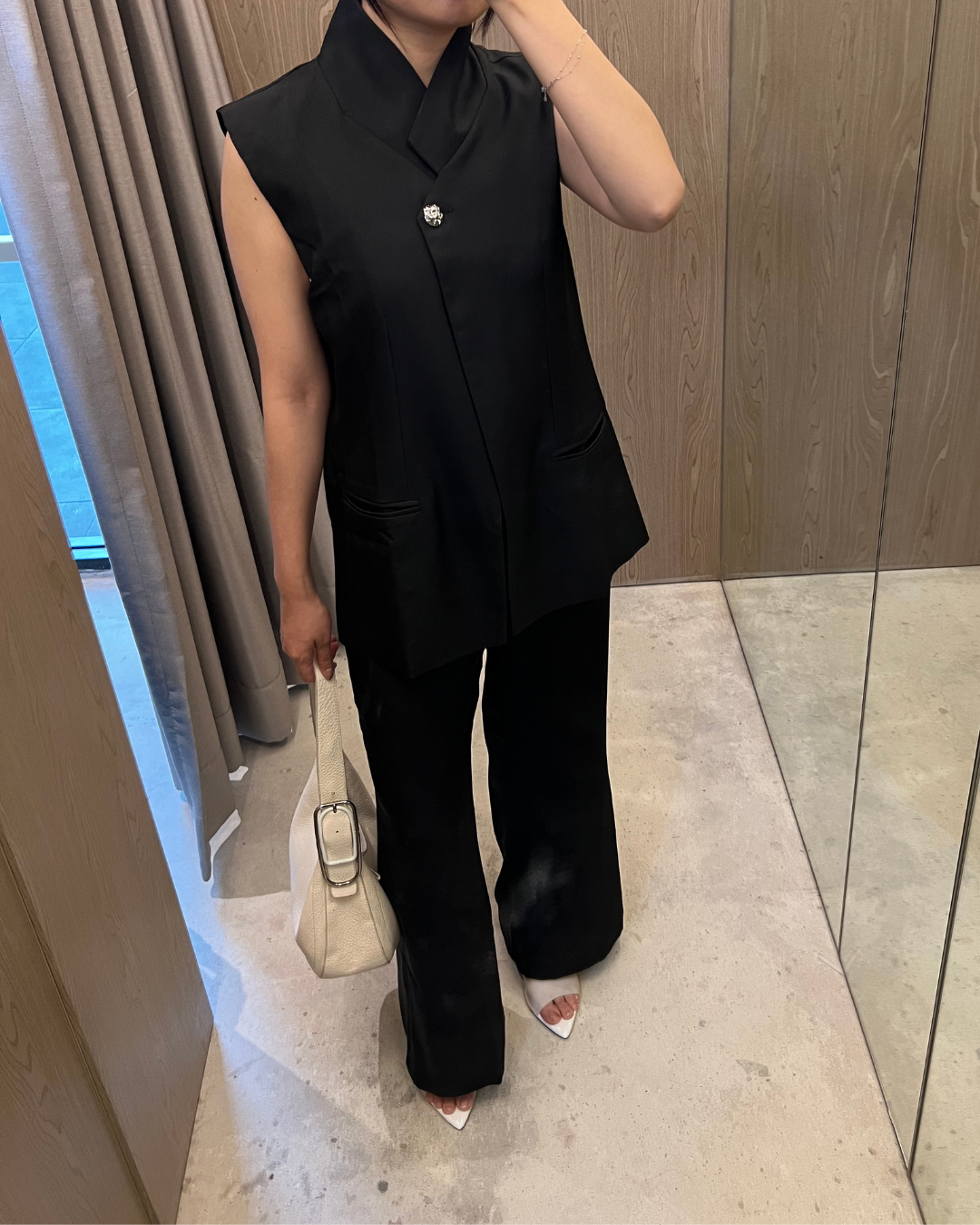 Thomas High Neck Sleeveless Vest