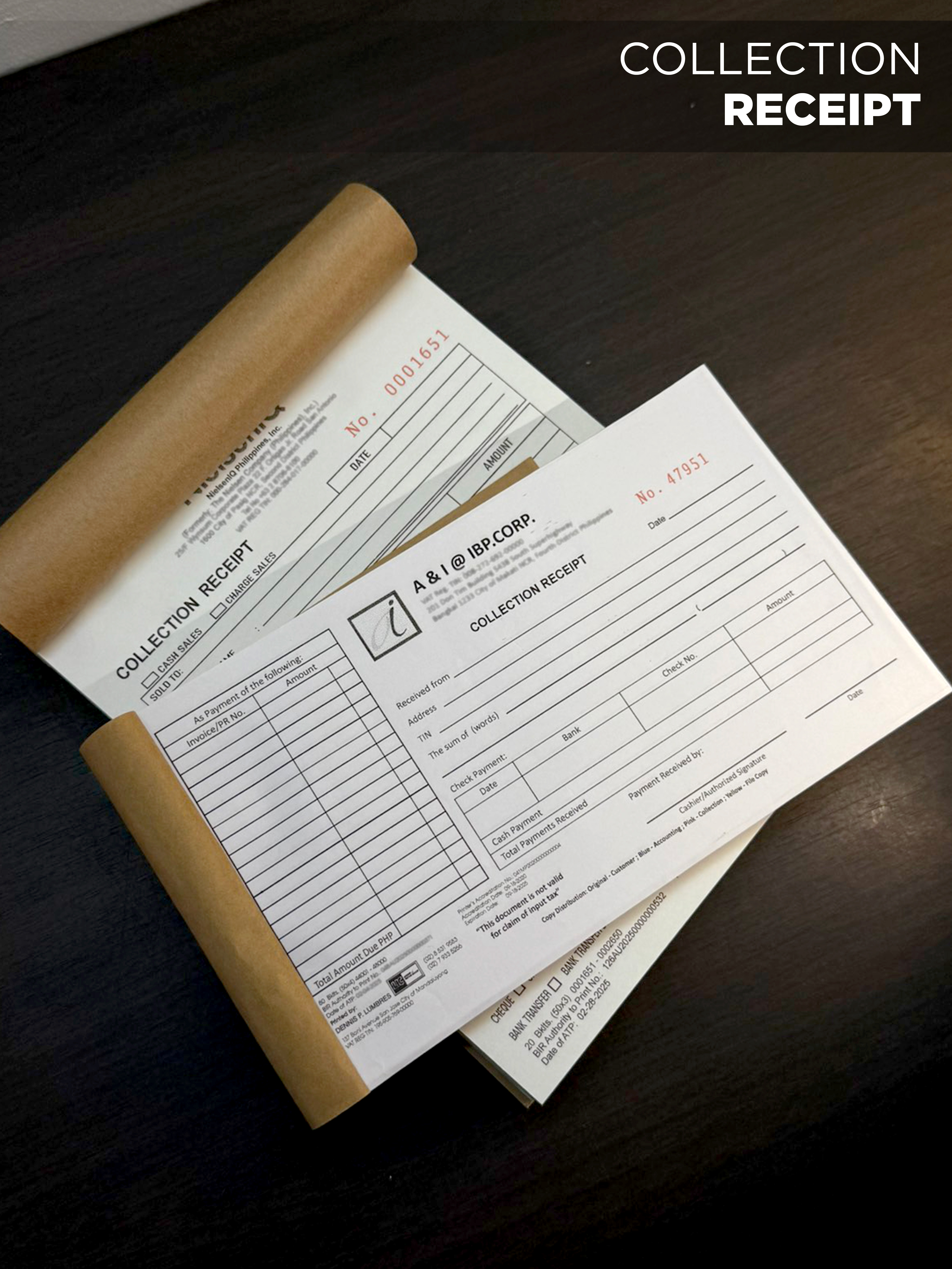 COLLECTION RECEIPT