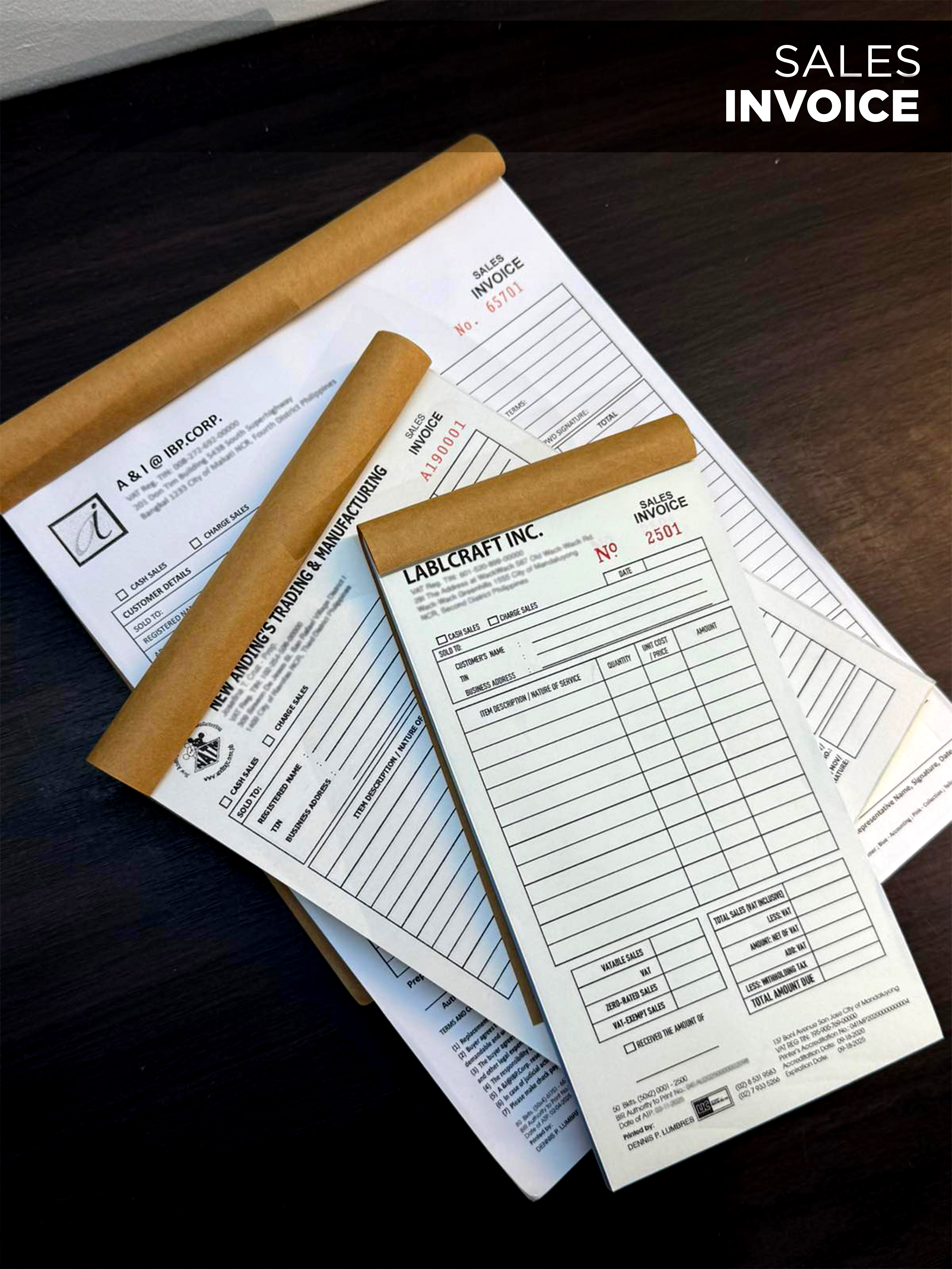 SALES INVOICE
