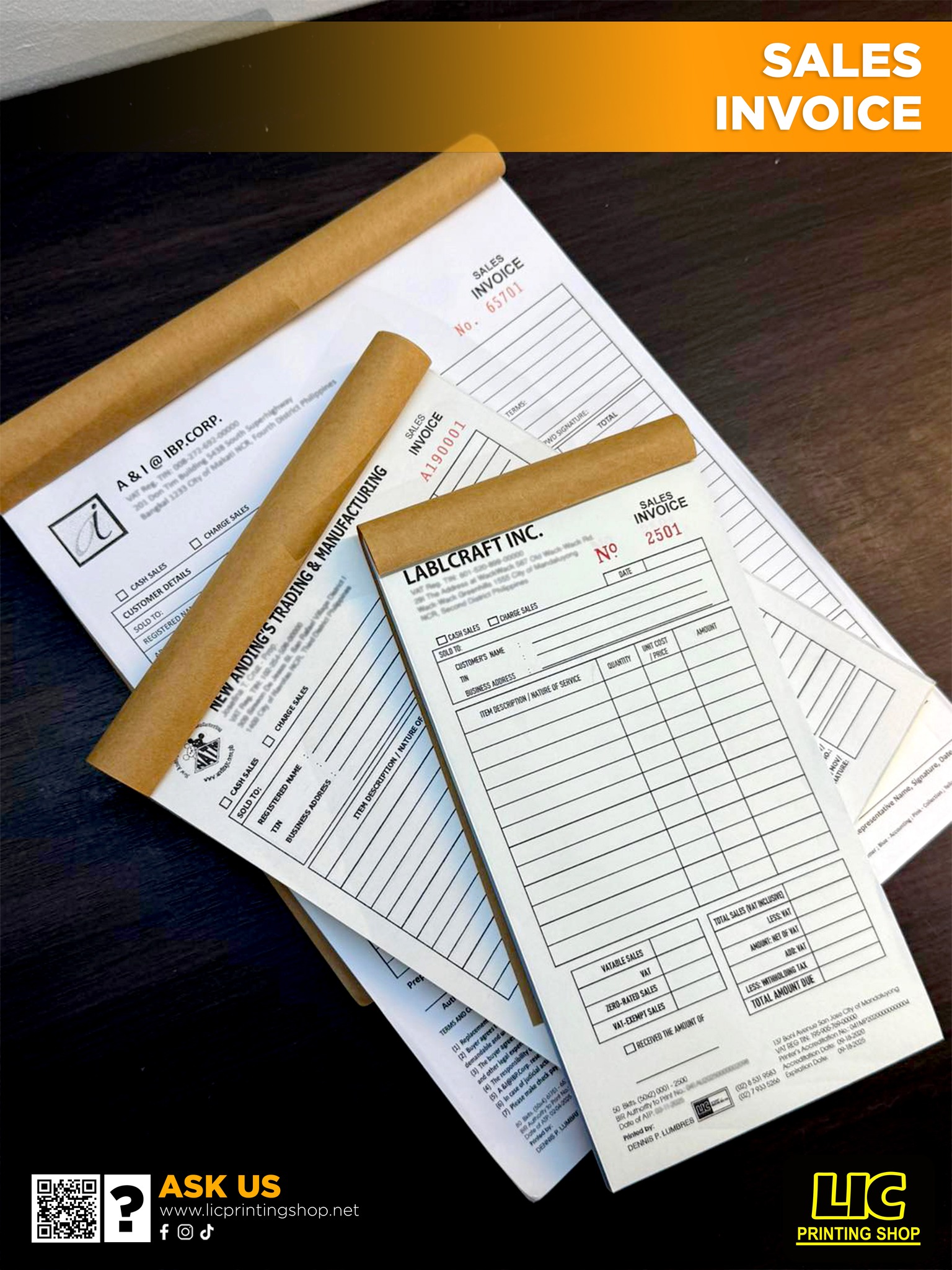 SALES INVOICE