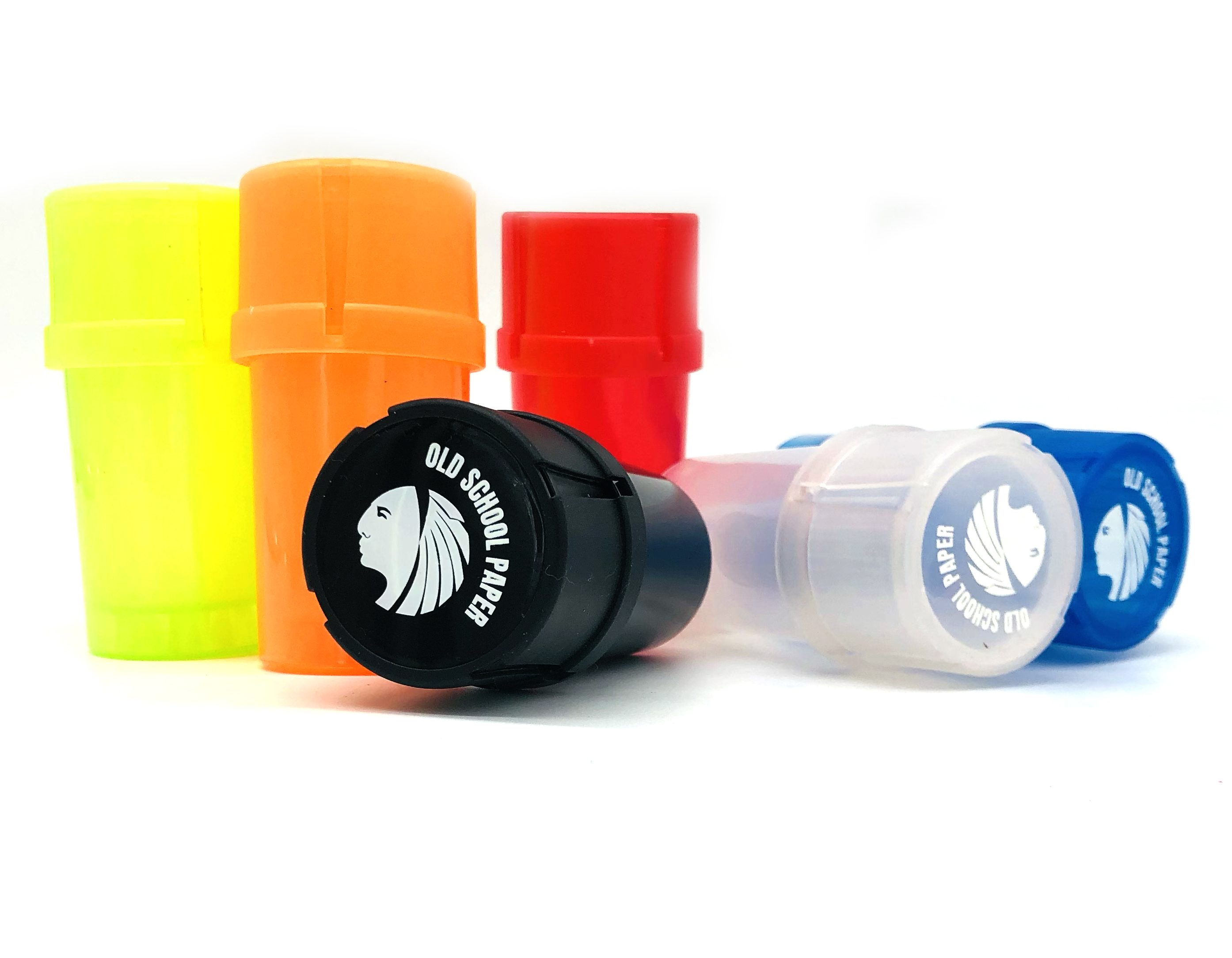 Grinder forma tubo con almacenaje