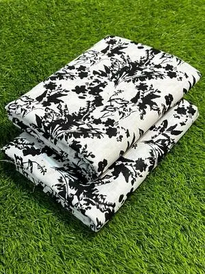 Black and White Floral Bedsheets