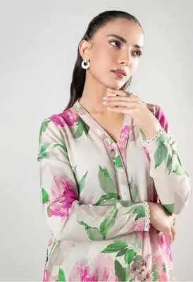 Floral Printed Long Shirt