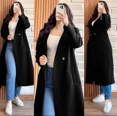 Long Black Overcoat