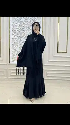 Elegant Black Abaya Set