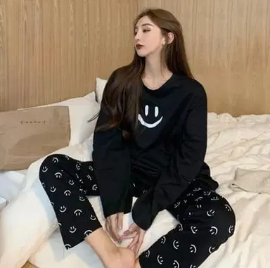 Smiley Face Pajama Set