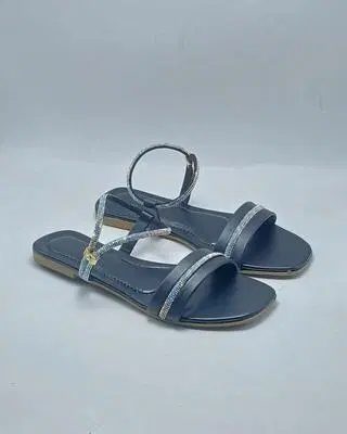 Women's Blue Strap Sandals