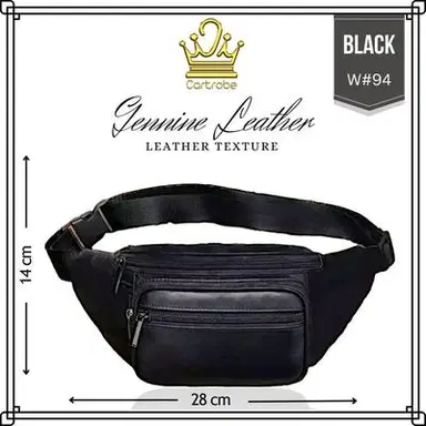 Genuine Leather Waist Bag
