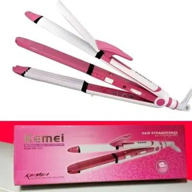 Kemei 3-in-1 Hair Straightener