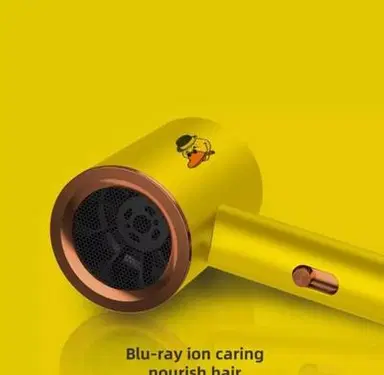 Yellow Ion Hair Dryer