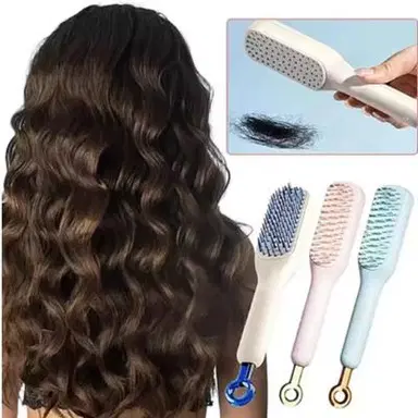 Self-Cleaning Hair Brush