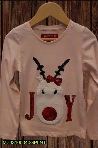 Kids' Reindeer JOY Long Sleeve Shirt