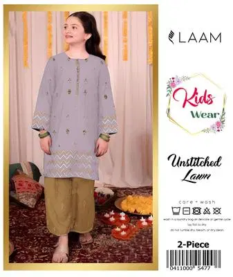 Kids Wear Unstitched Lawn Suit