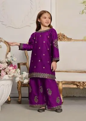 Purple Traditional Girls' Outfit