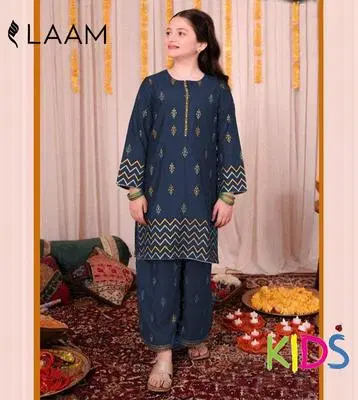 Kids' Traditional Blue Kurta Set