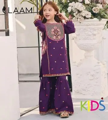 Purple Traditional Kids Dress