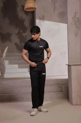 Men's Black Co-ord Set