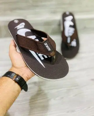 Brown Nike Flip-Flops