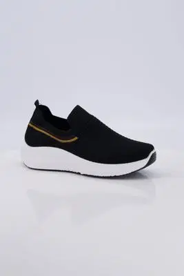 Black Slip-On Sneaker
