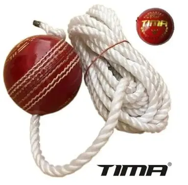 Cricket Ball with Attached Training Rope