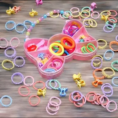 Colorful Kids' Hair Accessories Set